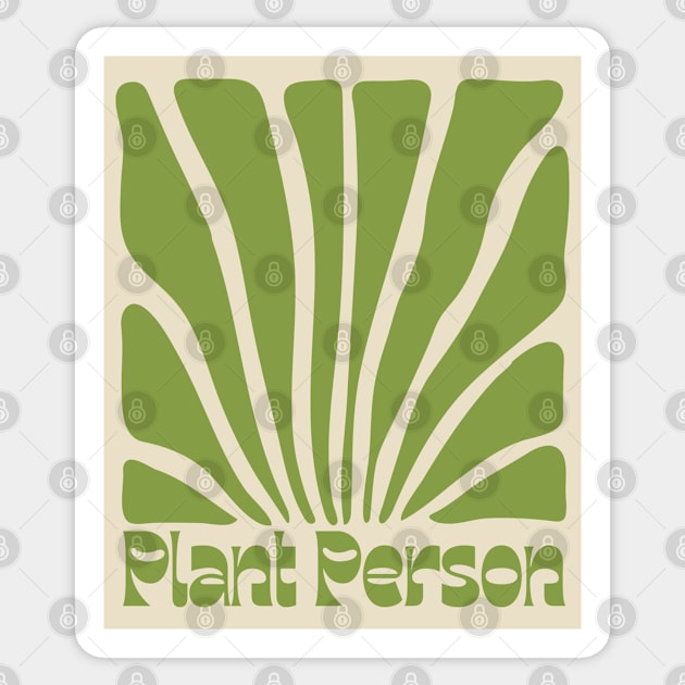 Plant Person Abstract Art Sticker by Four Season Foraging